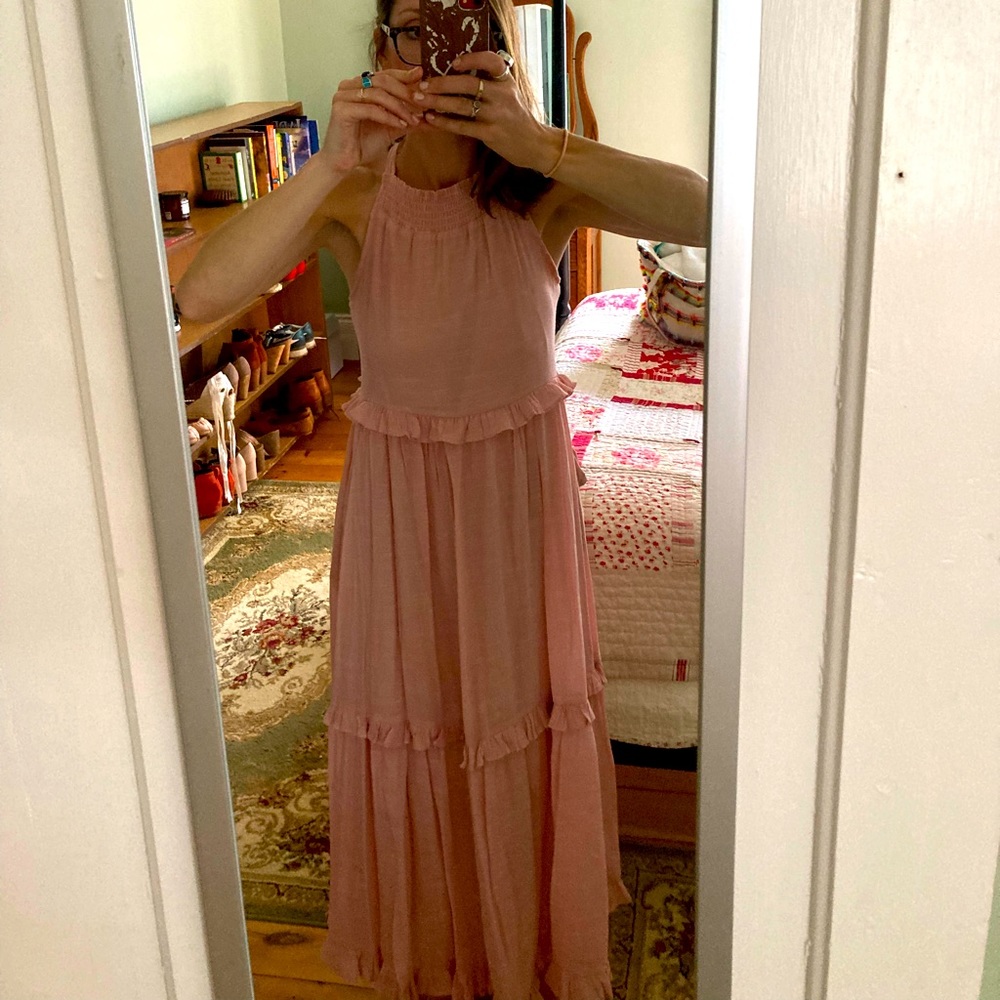 Pink tea party dress